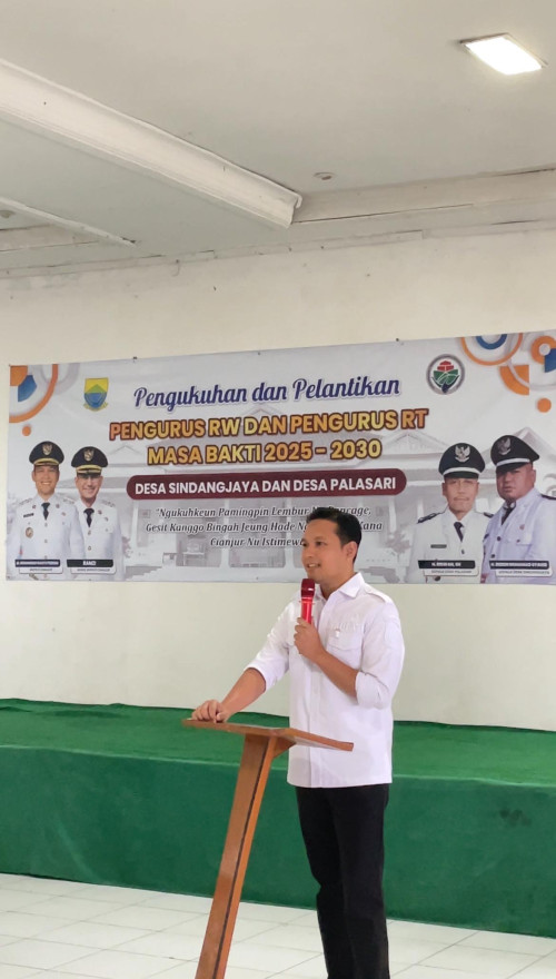 Pengukuhan dan Pelantikan RW RT Se-Desa Sindangjaya masa bhakti 2025 - 2030